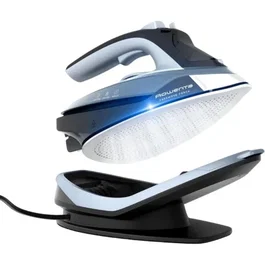Rowenta Freemove Force DE6725 Plancha de Vapor Sin Cable 2500W 220 g/min Golpe de Vapor Azul y Negra